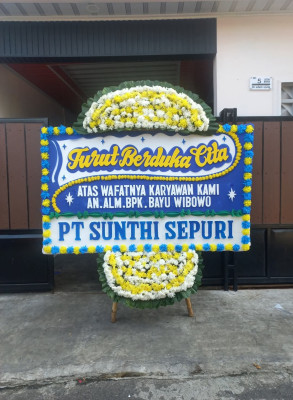 Papan Bunga Duka di Welarek